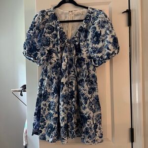 Abercrombie & Fitch Puff Sleeve Mini Dress